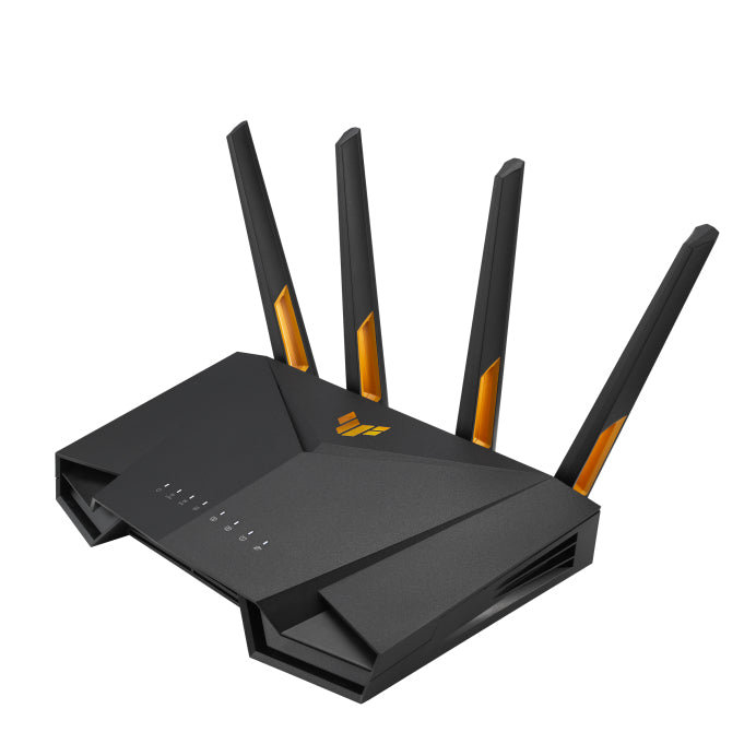 Asus tuf gaming ax3000 v2 router wireless gigabit ethernet dual-band (2.4 ghz/5 ghz) nero, arancione - 90IG0790-MO3B00