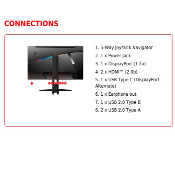 Msi mag 325cqrf qd monitor pc 80 cm (31.5") 2560 x 1440 pixel wide quad hd nero - 9S6-3DC64T-002