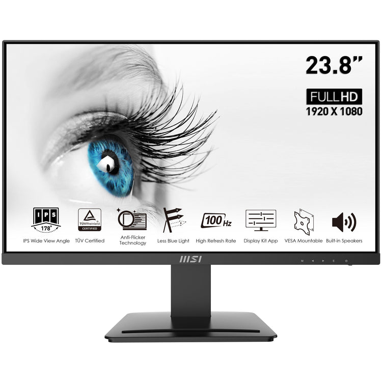 Msi pro mp243x monitor pc 60,5 cm (23.8") 1920 x 1080 pixel full hd nero