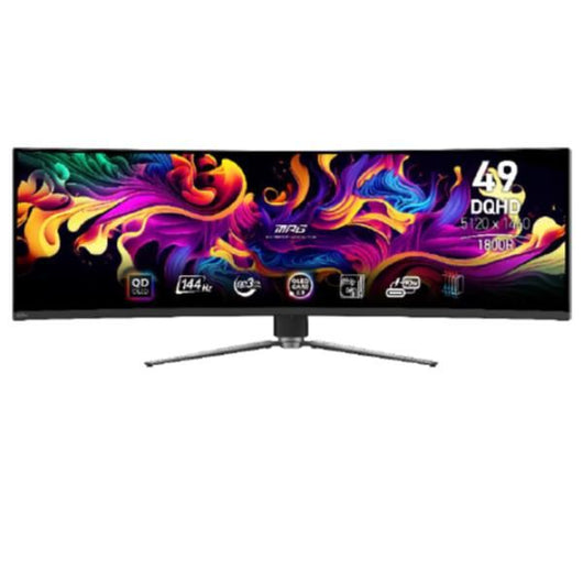 Msi mpg 491cqp qd-oled monitor pc 124,5 cm (49") 5120 x 1440 pixel dqhd qdoled nero - 9S6-3FA84T-001