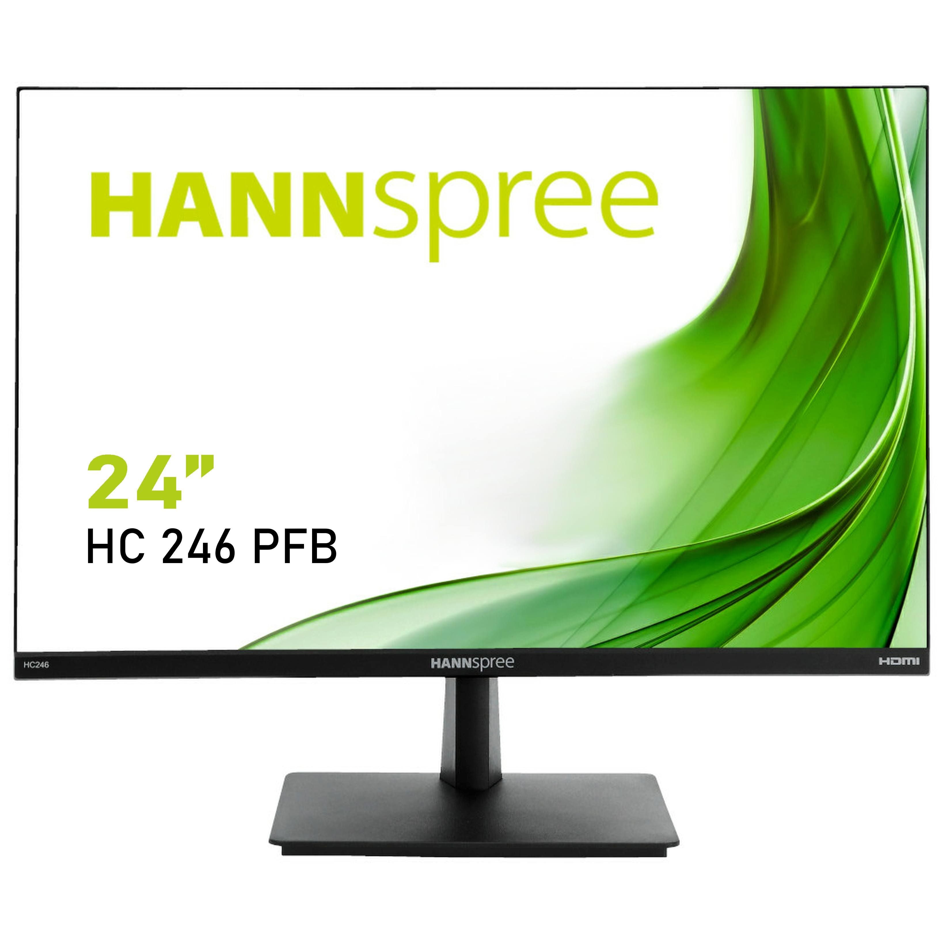 Hannspree hc246pfb led display 61 cm (24") 1920 x 1200 pixel wuxga nero