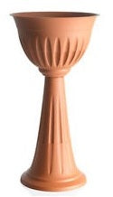 BAMA VASO COLONNA ALBA CM.43 TERRACOTTA