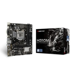 Mb biostar h310mhp 3.0 lga 1151 (coffee lake) 310c 2ddr4 vga+hdmi pcie, 4*sata matx , gbe lan dual