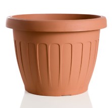 BAMA VASO TERRA TONDO TERRACOTTA CM.45