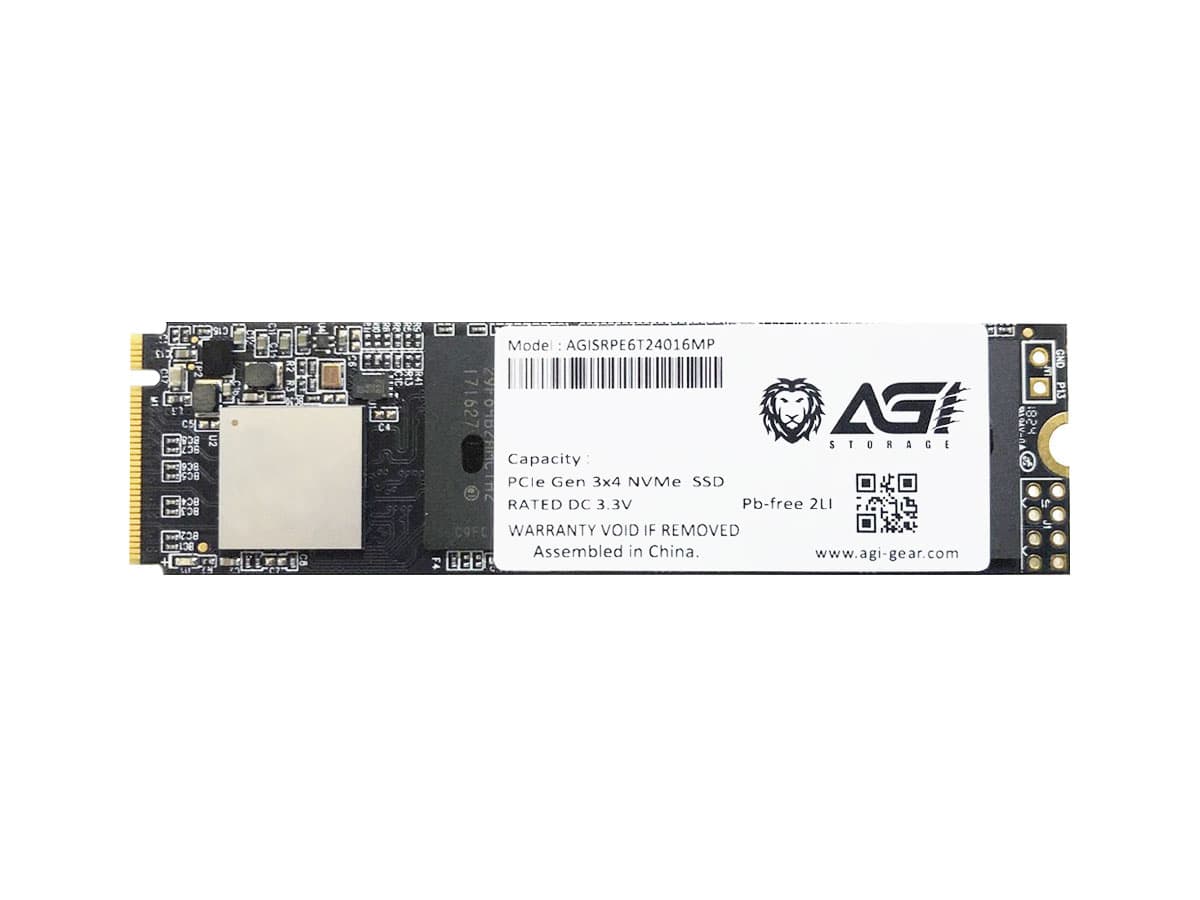 Agi ssd interno m.2 2tb pcie 2280 gen. 3x4 read/write 3500/3270 - dram cache - AGI2T0GIMAI218