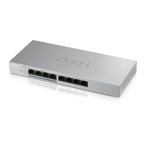 Zyxel gs1200-8hp v2 gestito gigabit ethernet (10/100/1000) supporto power over ethernet (poe) grigio - GS1200-8HPV2-EU0101F