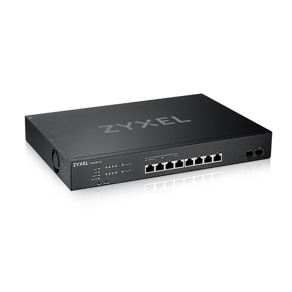 Zyxel xs1930-10-zz0101f switch di rete gestito l3 10g ethernet (100/1000/10000) nero