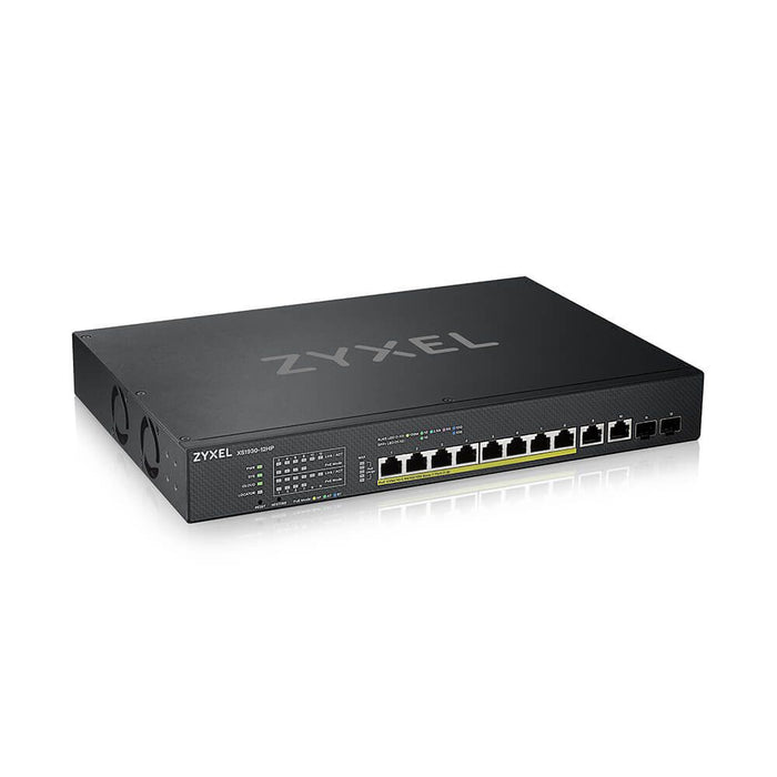 Zyxel xs1930-12hp-zz0101f switch di rete gestito l3 10g ethernet (100/1000/10000) supporto power over ethernet (poe) nero