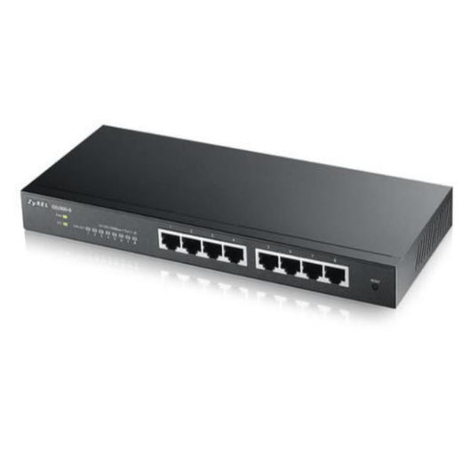 Zyxel gs1900-8 gestito l2 gigabit ethernet (10/100/1000) nero - GS1900-8-EU0102