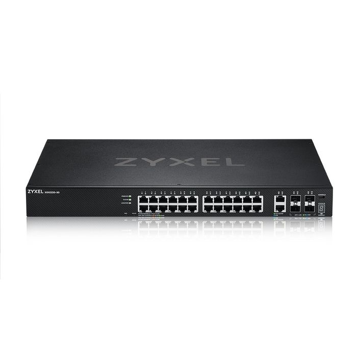 Zyxel xgs2220-30 gestito l3 gigabit ethernet (10/100/1000) nero - XGS2220-30-EU0101F