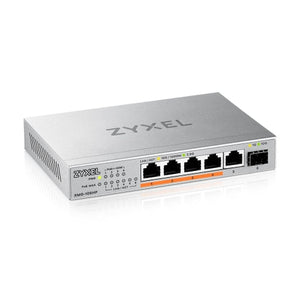 Zyxel xmg-105hp non gestito 2.5g ethernet (100/1000/2500) supporto power over ethernet (poe) argento - XMG-105HP-EU0101F