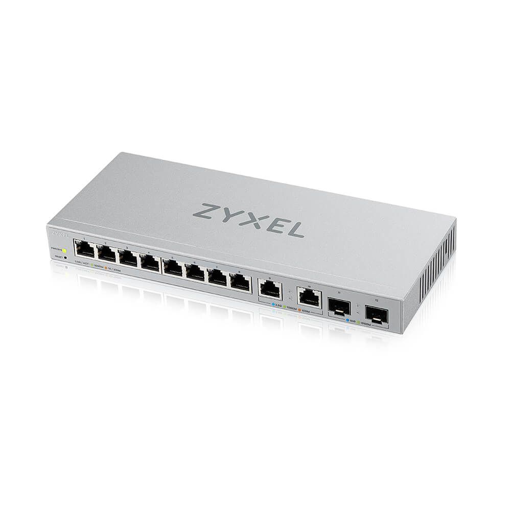 Zyxel xgs1210-12-zz0102f switch di rete gestito gigabit ethernet (10/100/1000) grigio