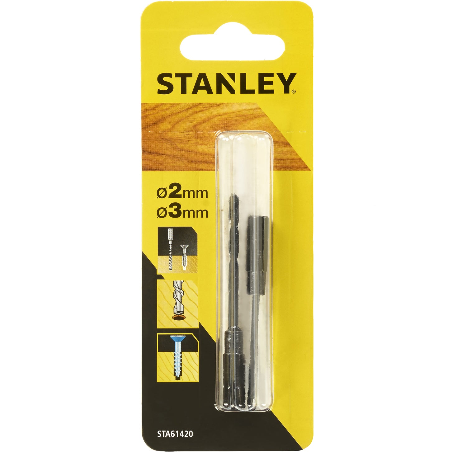 PIRANHA/STANLEY STA61420 (X61420) 2 PUNTE INSERTO PILOTA STANLEY PZ 1,0