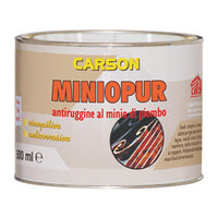 Carson Miniopur ANTIRUGGINE AL MINIO DI PIOMBO protezione ferro 500 ml Arancio