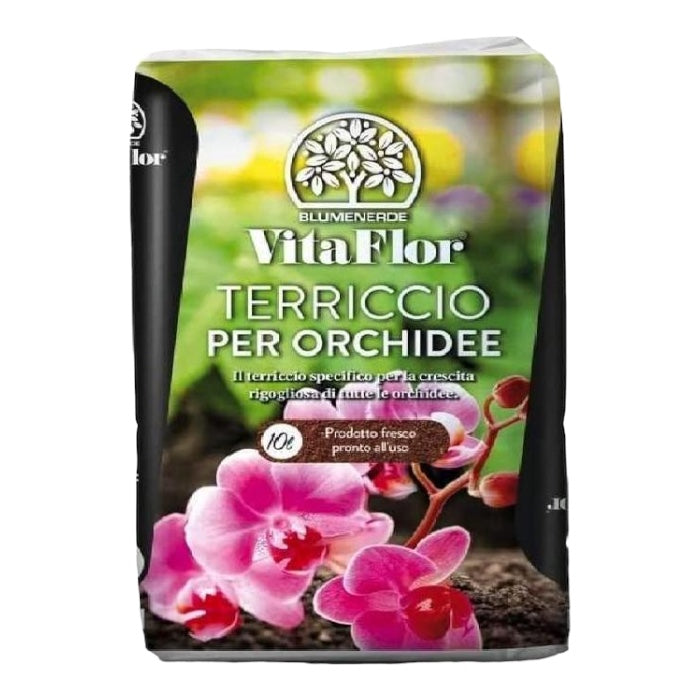 TERRICCIO specifico per orchidee Vita Flor 10 Lt CORTECCIA PROFESSIONALE