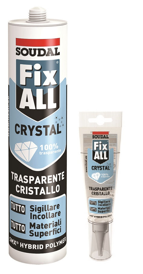 SOUDAL SIGILLANTE FIX ALL CRYSTAL TRASP.ML.290