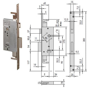 5Pz Fme Art. 82.180 Adattatore 16A+T-3 Bipasso