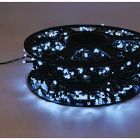 Serie Luci Natale 960 Led Luce Calda Giochi Luce Filo 50 mt Uso Esterno D2856