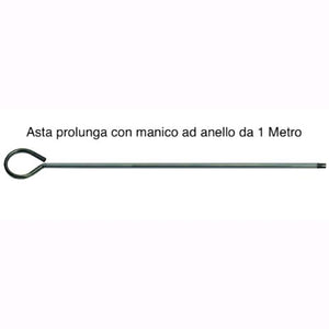 Kit Spazzacamino Pulizia Canne Fumarie 10 Metri con Scovolo in Acciaio Ø50 cm con Guanti in OMAGGIO