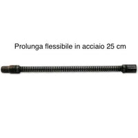 Kit Spazzacamino Pulizia Canne Fumarie 6 Metri con Scovolo in Acciaio Ø15 cm con Guanti in OMAGGIO