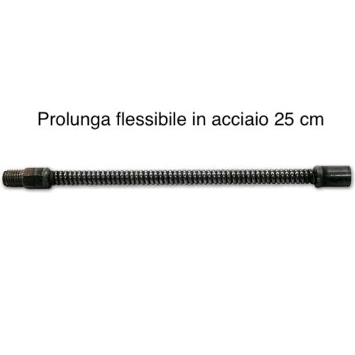 Kit Spazzacamino Pulizia Canne Fumarie 10 Metri con Scovolo in Acciaio Ø15 cm con Guanti in OMAGGIO