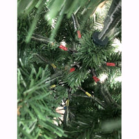 Albero di Natale SLIM GHERKIN Stretto Verde 150cm 288 Rami PVC Apertura Ombrello F4848