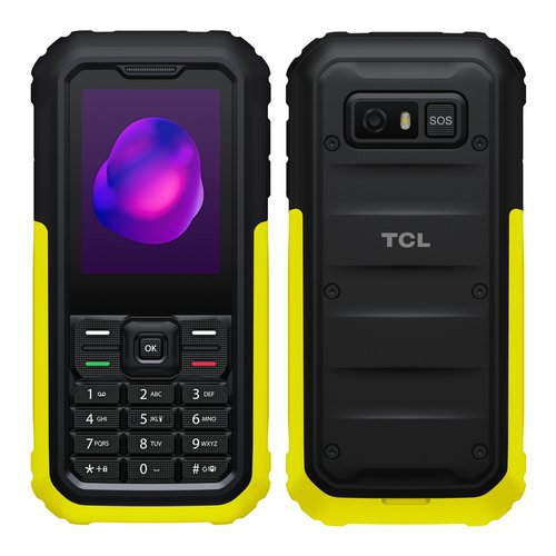 Tcl 3189 6,1 cm (2.4") nero, giallo telefono con fotocamera - 3189D 3BLCWE12