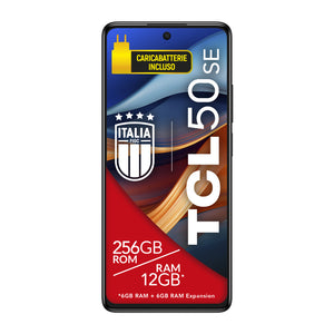 Tcl 50 se 17,2 cm (6.78") doppia sim android 14 4g usb tipo-c 6 gb 256 gb 5010 mah grigio - TCT611B1-2BLCA112