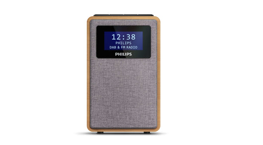 Philips tar5005/10 radio orologio digitale grigio, legno - TAR5005 10