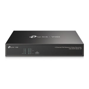 Tp-link vigi nvr1004h-4p videoregistratore di rete (nvr) nero