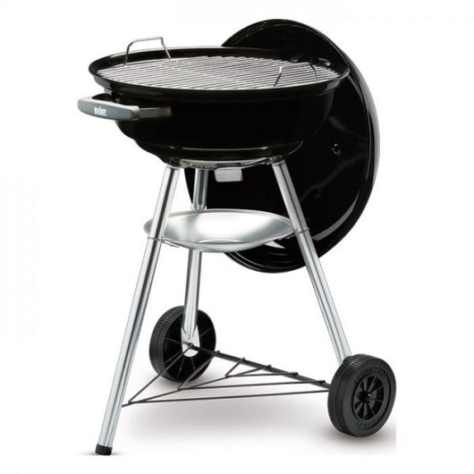 Barbecue A Carbone Classic Nero Con Pacco Bricchetti Da 2Kg Omaggio-Compact Kettle 47Cm Weber