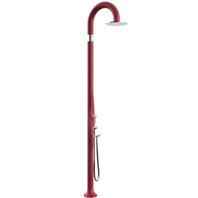 Doccia Tradizionale In Resina Funny Yin Con Miscelatore E Doccetta Colore Rosso Cv-T345/3027