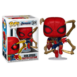 Figura POP Marvel Avengers Endgame Iron Spider con Nano Gauntlet