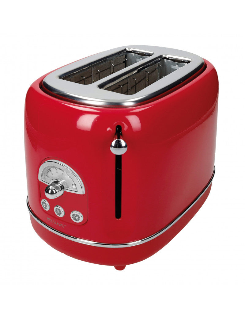 Tostapane 1950 rosso abs/inox