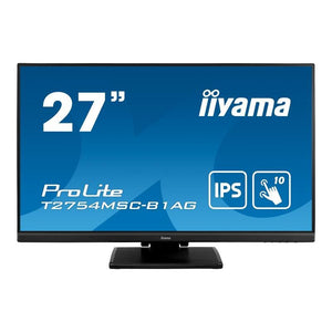 Iiyama prolite t2754msc-b1ag monitor pc 68,6 cm (27") 1920 x 1080 pixel full hd led touch screen multi utente nero - 128659