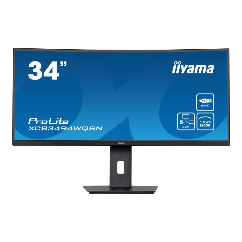 Iiyama prolite xcb3494wqsn-b5 led display 86,4 cm (34") 3440 x 1440 pixel ultrawide quad hd nero - 145670