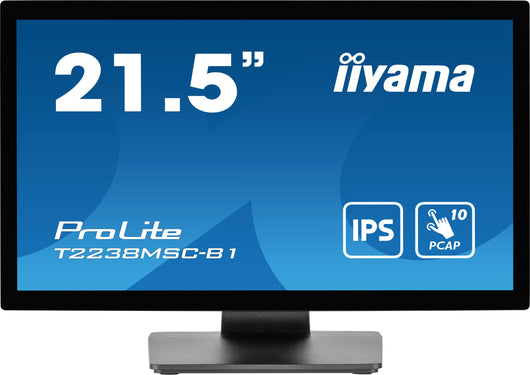 Iiyama prolite t2238msc-b1 monitor pc 54,6 cm (21.5") 1920 x 1080 pixel full hd led touch screen nero