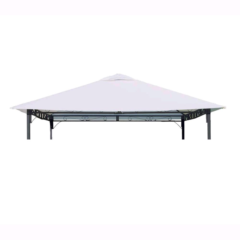 Telo Telone di Ricambio per Copertura Gazebo 300x300 cm 180 gr/mq colore beige con airvent Antivento