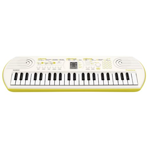 Tastiera musicale casio sa 80 white e yellow - 4971850321200