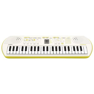 Tastiera musicale casio sa 80 white e yellow - 4971850321200