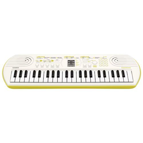 Tastiera musicale casio sa 80 white e yellow - 4971850321200