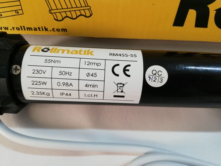 Motore per tapparelle 55 Nm Plus - 110Kg (Rollmatik)