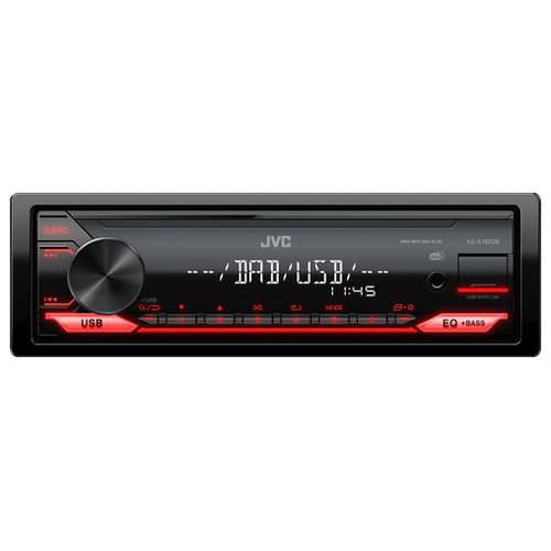 Autoradio mechaless black e red 4 x 50w kd x182db - 4975769020476