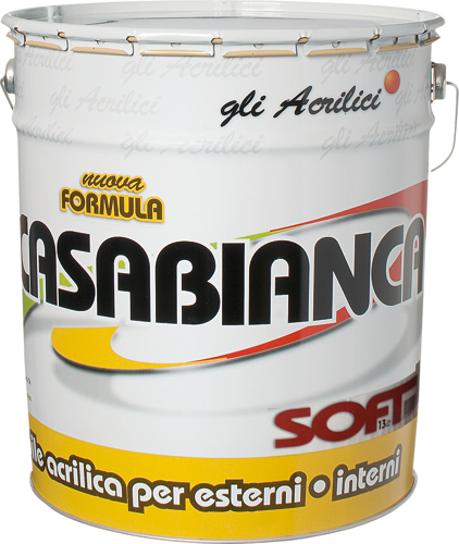 Idropittura acrilica casabianca soft 4lt bianco v