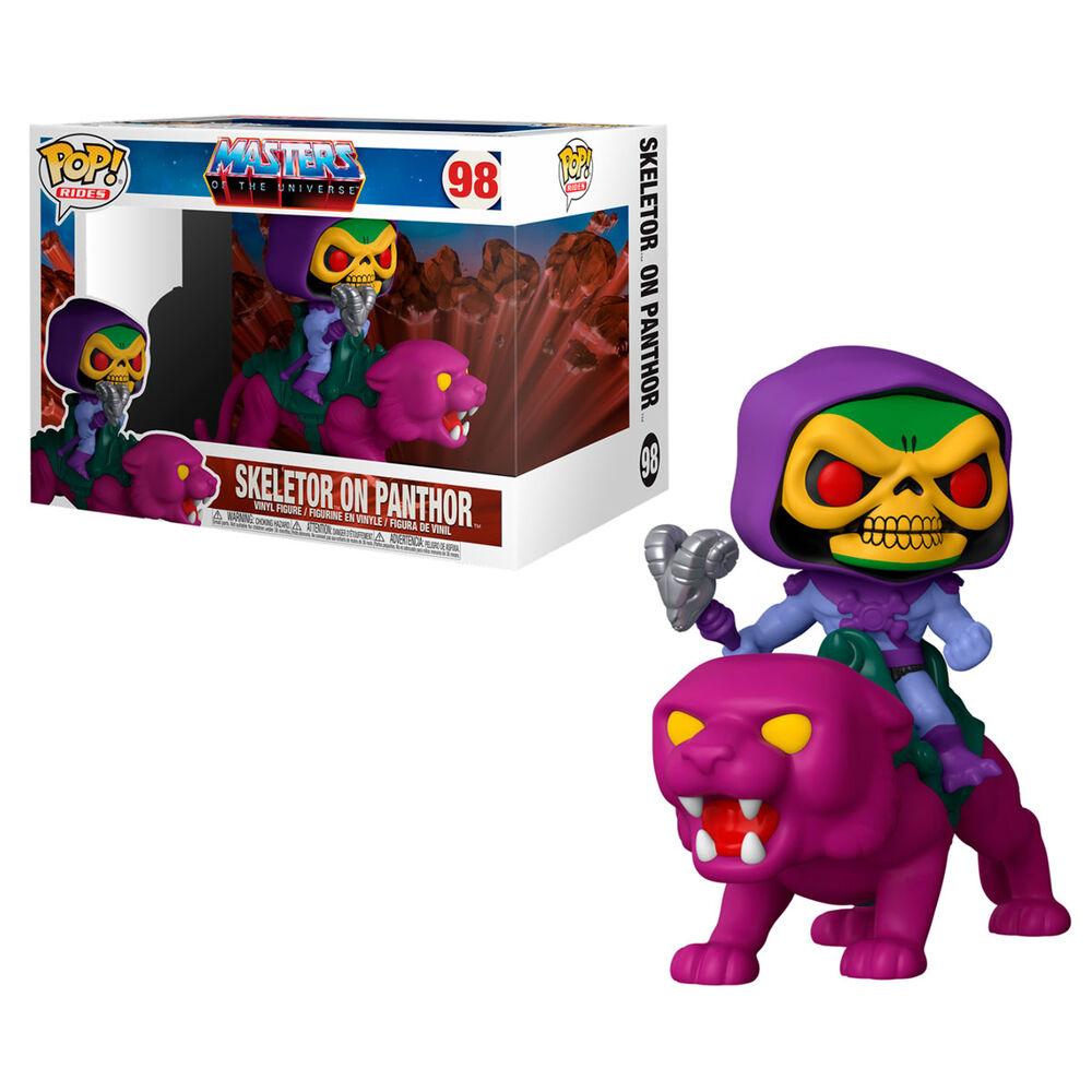 Figura POP Masters of the Universe Skeletor su Panthor