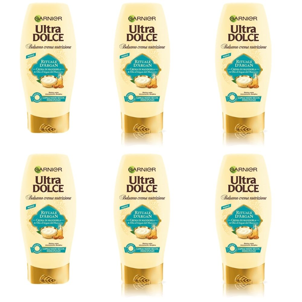 Balsamo garnier ultra dolce rituale d'argan 6 confezioni da 250 ml