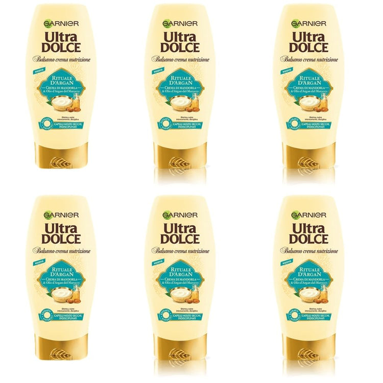 Balsamo garnier ultra dolce rituale d'argan 6 confezioni da 250 ml