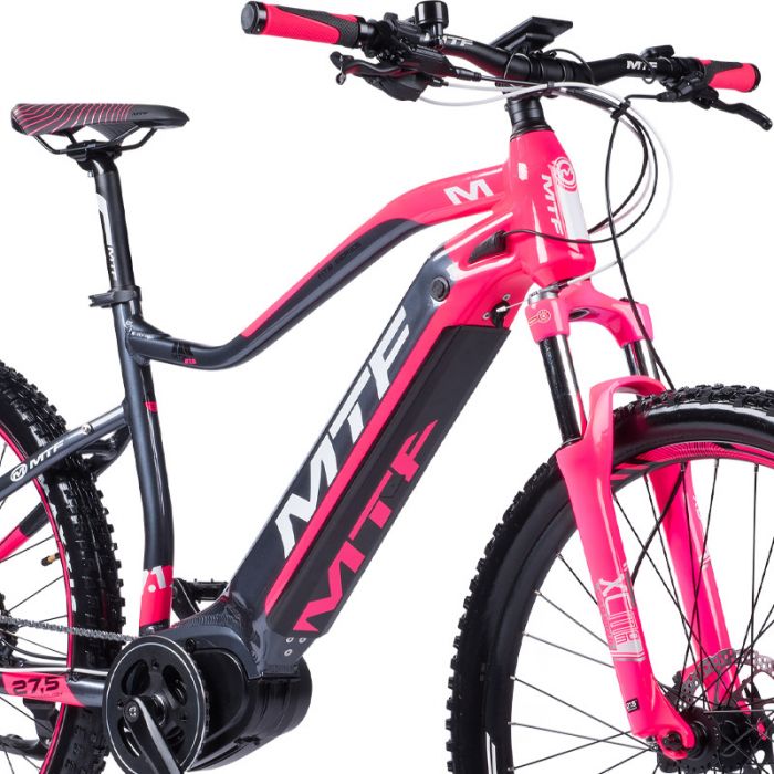 Mountain Bike Elettrica Mtf Hill Line 7.1 W A 10 Velocit&agrave;, Ruote 27.5 E Autonomia 200 Km - Telaio 19""