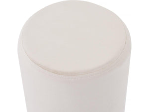 Pouf Velluto Beige 60x60x40 cm Habitat et Jardin Lorraine Moderno