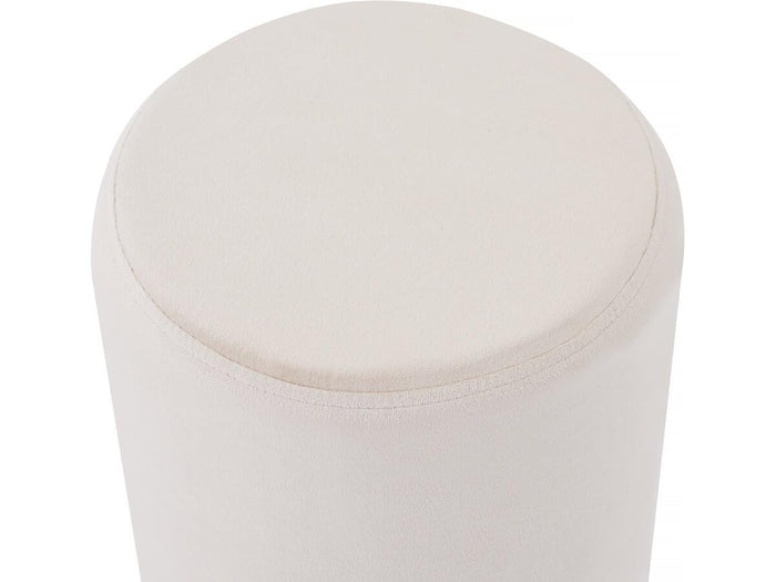 Pouf Velluto Beige 60x60x40 cm Habitat et Jardin Lorraine Moderno